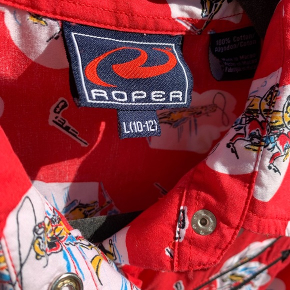 Vintage Western Cowboy / Cowgirl Pearl Snap Shirt- Child’s size Large / Adult XS - Picture 2 of 6